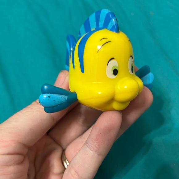 Disney | Toys | Mcdonalds Happy Meal The Little Mermaid Flounder 1989 ...